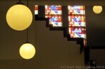 Zicht op de trap vanuit de hal.
<br/>
Gert-Jan Lobbes, 2016